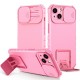 Husa Defender cu Stand pentru iPhone 11 Pro Max, Roz, Suport reglabil, Antisoc, Protectie glisanta pentru camera, Flippy