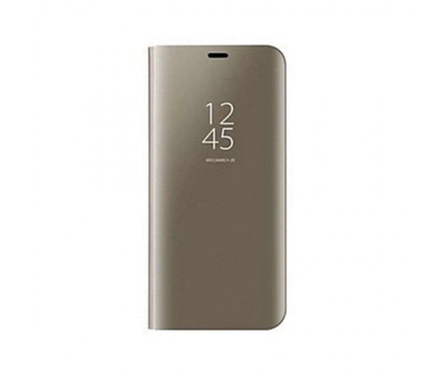 Husa Huawei P Smart Z Flip Cover Oglinda Auriu