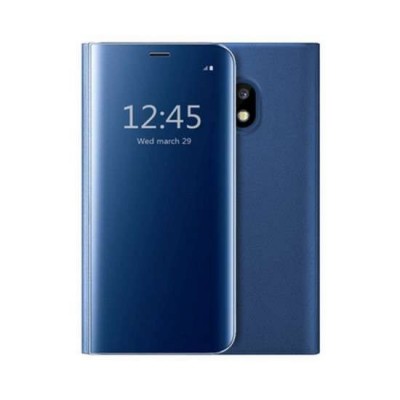 Husa Huawei P30 Pro Flip Cover Oglinda Albastru