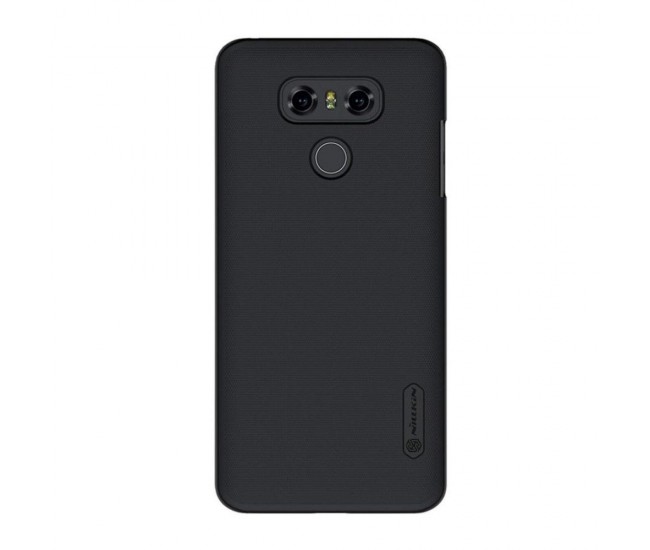 Husa LG G4 Stylus Nillkin Frosted Shield Negru + Folie de protectie