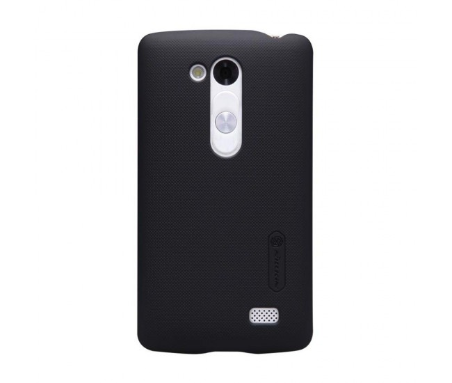 Husa LG L Fino D295 Nillkin Frosted Shield Negru + Folie de protectie