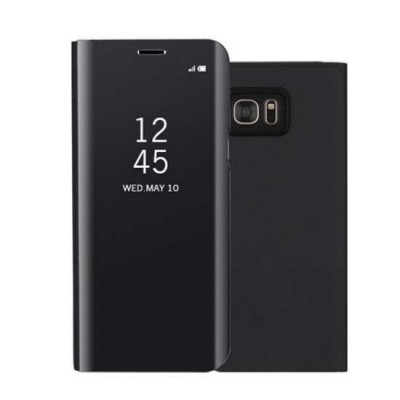 Husa Oppo Find X2 Flip Cover Oglinda Negru