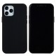 Husa protectie compatibila cu Apple iPhone 11 Pro Liquid Silicone Case Negru