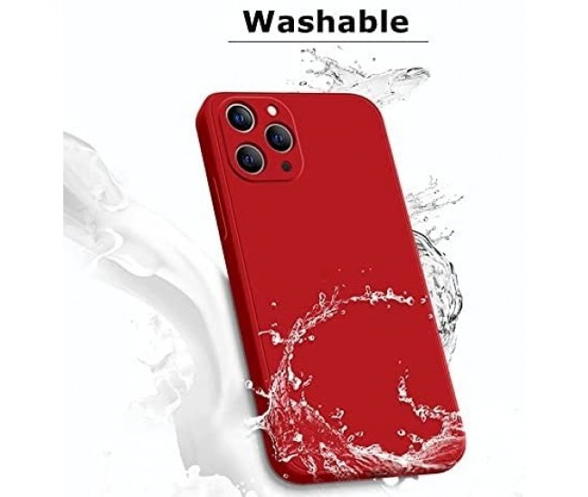 Husa protectie compatibila cu Apple iPhone 11 Pro Max Liquid Silicone Case Rosu