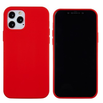 Husa protectie compatibila cu Apple iPhone 11 Pro Max Liquid Silicone Case Rosu