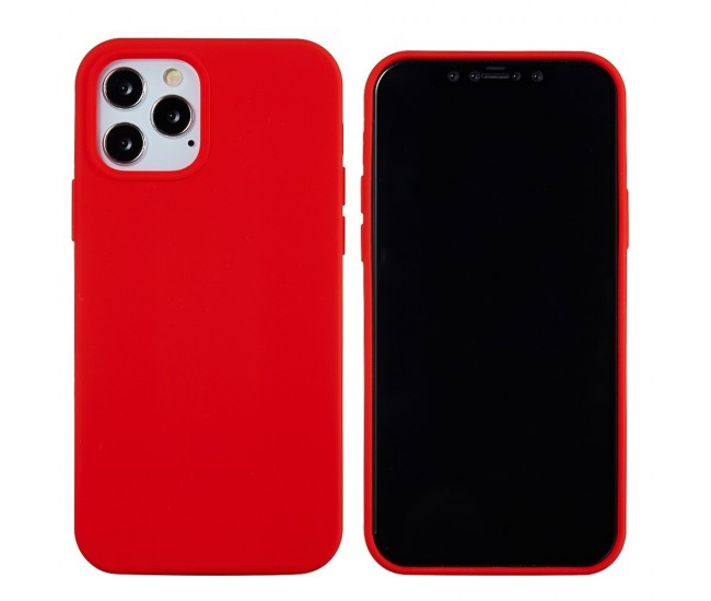 Husa protectie compatibila cu Apple iPhone 11 Pro Max Liquid Silicone Case Rosu