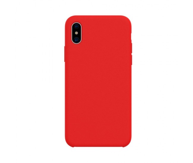 Husa protectie compatibila cu Apple iPhone X/XS Liquid Silicone Case Rosu