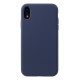 Husa protectie compatibila cu Apple iPhone XR Liquid Silicone Case Albastru inchis