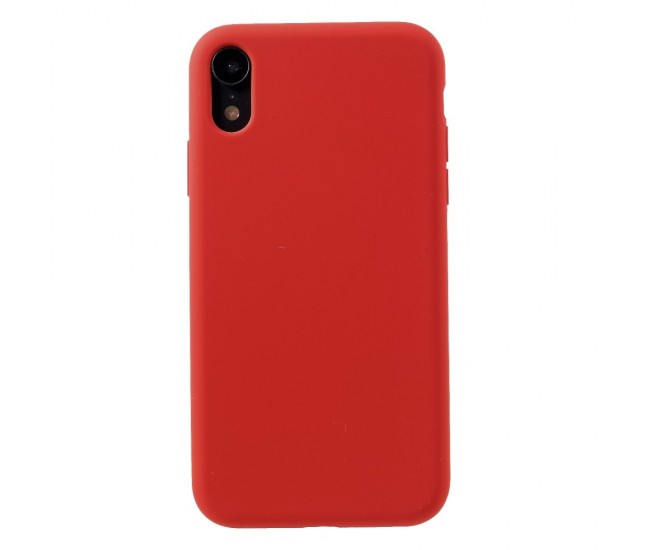 Husa protectie compatibila cu Apple iPhone XR Liquid Silicone Case Rosu