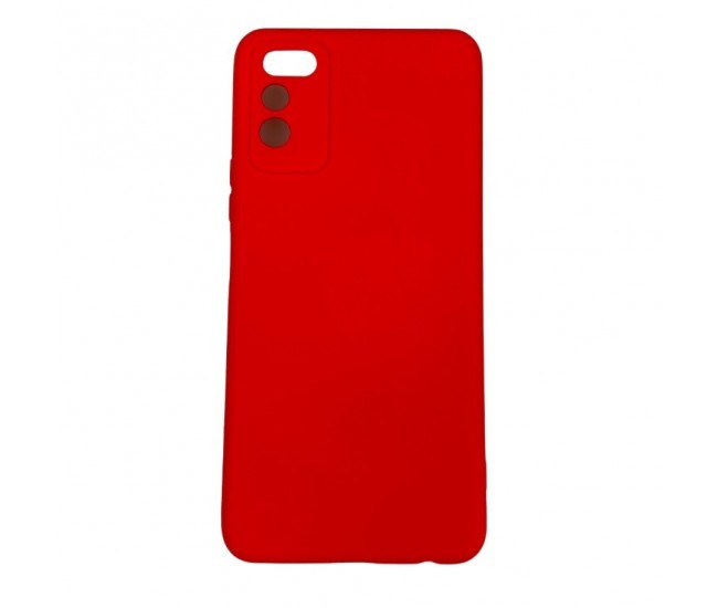 Husa protectie compatibila cu Huawei Enjoy Z Liquid Silicone Case Rosu