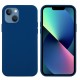 Husa protectie compatibila cu Samsung S10 Liquid Silicone Case Albastru inchis