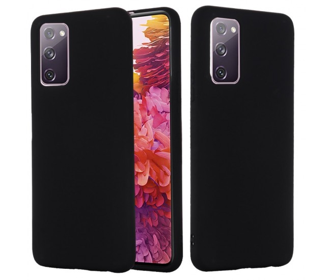 Husa protectie compatibila cu Samsung S20 Liquid Silicone Case Negru