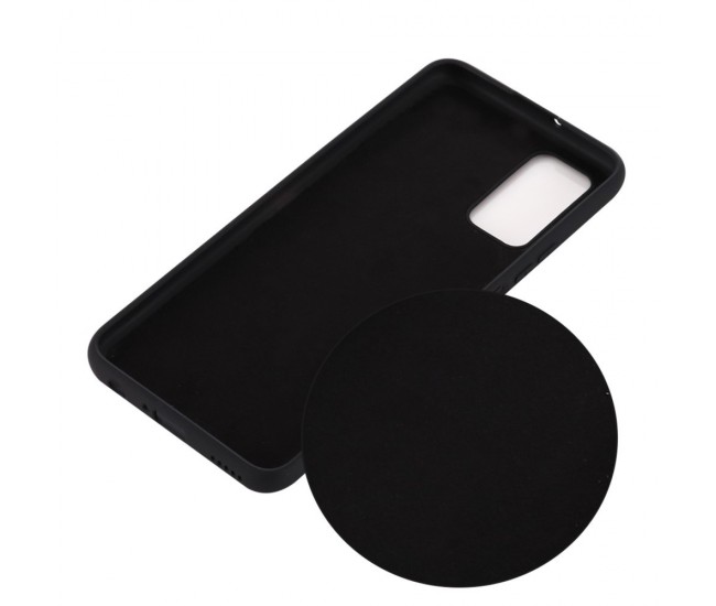 Husa protectie compatibila cu Samsung S20 Liquid Silicone Case Negru