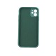 Husa protectie Flippy compatibila cu Apple iPhone 12 Liquid Silicone Case Verde