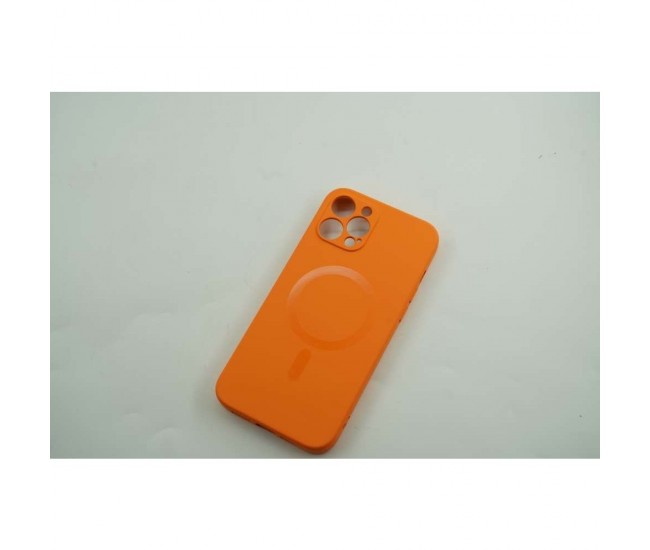 Husa protectie Flippy compatibila cu Apple iPhone 12 Mini Mag Safe Silicone Portocaliu