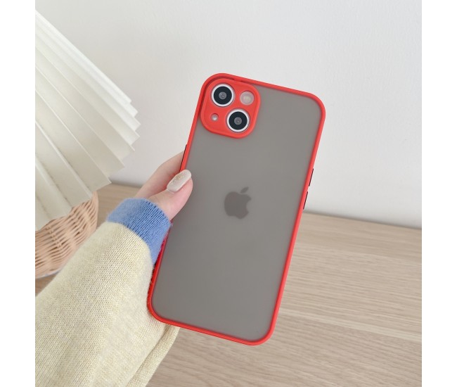 Husa protectie Flippy compatibila cu Apple iPhone 13 Mini Phantom Tpu Rosu