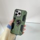 Husa protectie Flippy compatibila cu Apple iPhone 13 Pro Defender Model 5 cu suport prindere inel,Verde