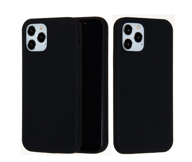 Husa protectie Flippy compatibila cu Apple iPhone 13 Pro Liquid Silicone Negru