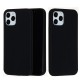 Husa protectie Flippy compatibila cu Apple iPhone 13 Pro Liquid Silicone Negru