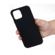 Husa protectie Flippy compatibila cu Apple iPhone 13 Pro Liquid Silicone Negru