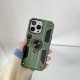 Husa protectie Flippy compatibila cu Apple iPhone 13 Pro Max Defender Model 5 cu suport prindere inel,Verde