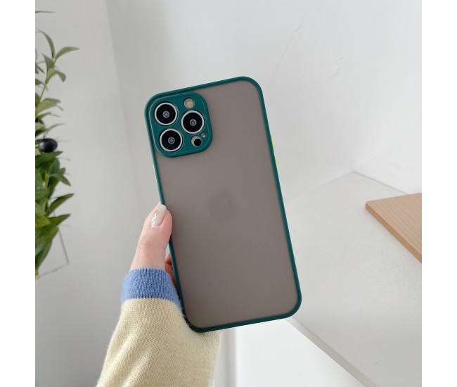 Husa protectie Flippy compatibila cu Apple iPhone 13 Pro Phantom Tpu Verde