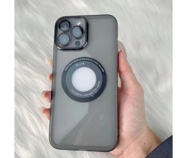 Husa protectie Flippy pentru Apple iPhone 11, decupaj logo, magnetica, Protectie Camera, Negru