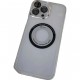 Husa protectie MagSafe TPU, Flippy, pentru iPhone 13 Pro, cu decupaj logo, Folie Sticla Camera, Transparent