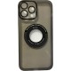 Husa protectie Flippy pentru Apple iPhone 13 Pro decupaj logo, magnetica, Protectie Camera, Negru