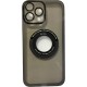 Husa protectie Flippy pentru Apple iPhone 13 Pro Max decupaj logo, magnetica, Protectie Camera, Negru