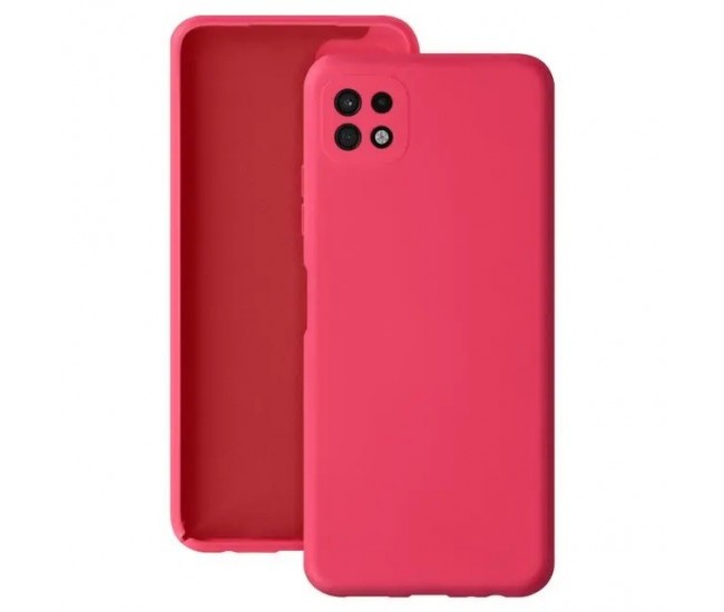 Husa protectie Flippy pentru Samsung A22 5G Liquid Silicone Roz Fuchsia/Roz