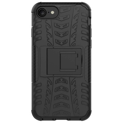 Husa protectie Flippy pentru Samsung A51 Defender Model 3 cu Suport, Negru