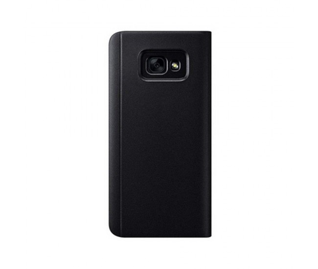 Husa Samsung Galaxy A6 2018 Flip Cover Oglinda Negru