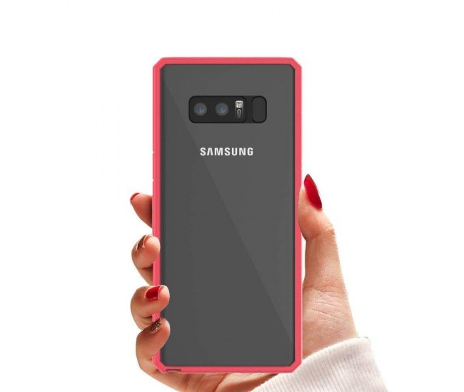 Husa Samsung Galaxy Note 8 shockproof acrylic Roz