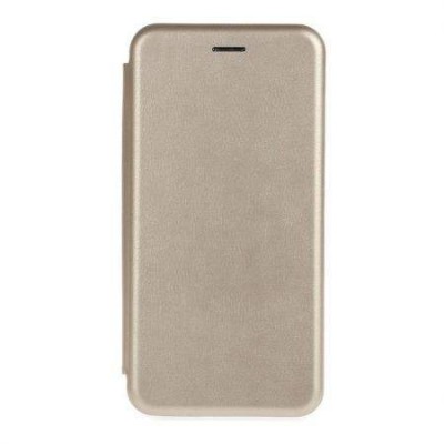 Husa de protectie Flippy compatibila cu Samsung Galaxy S7 Magnet Book Case Auriu