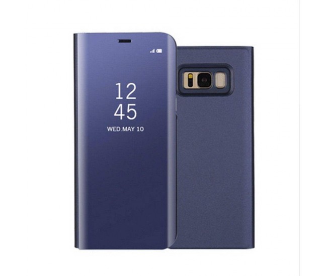 Husa Samsung Galaxy S8 Flip Cover Oglinda Albastru