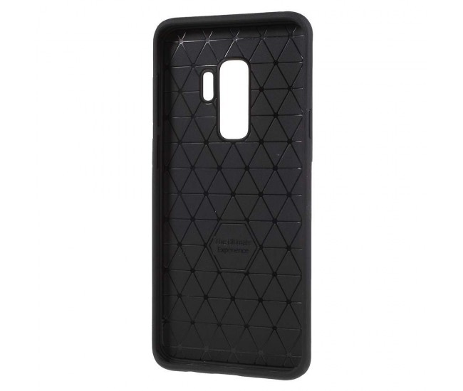 Husa Samsung Galaxy S9 Ipaky Elegant Grid Design TPU Hybrid Negru