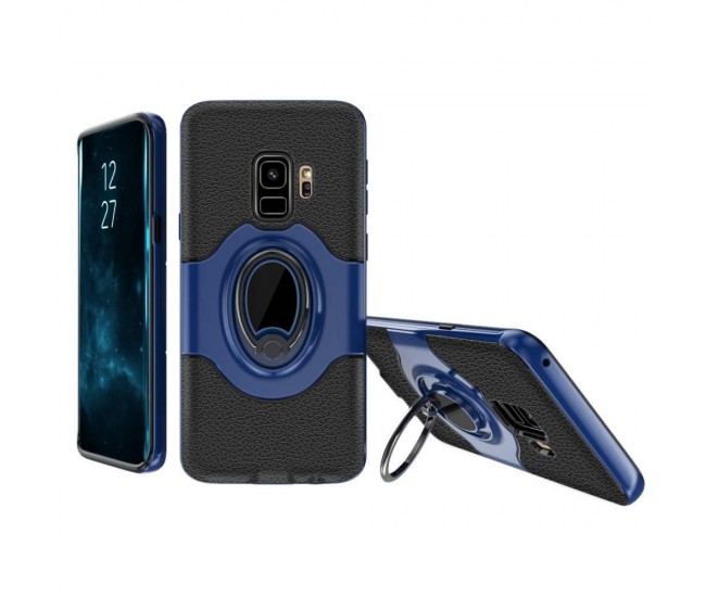 Husa Samsung Galaxy S9 Ipaky Ring Albastru