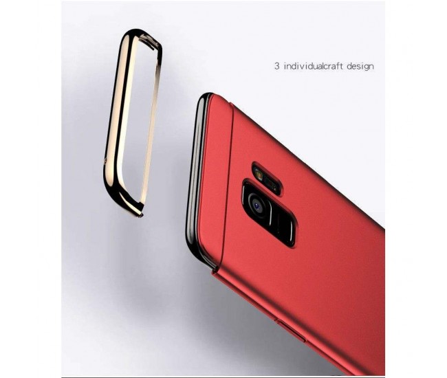 Husa Samsung Galaxy S9 Plus Luxury Plating 3 in 1 Rosu