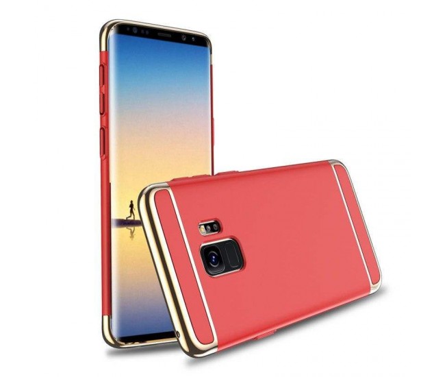 Husa Samsung Galaxy S9 Plus Luxury Plating 3 in 1 Rosu