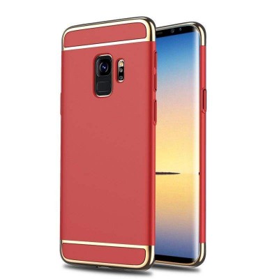 Husa Samsung Galaxy S9 Plus Luxury Plating 3 in 1 Rosu