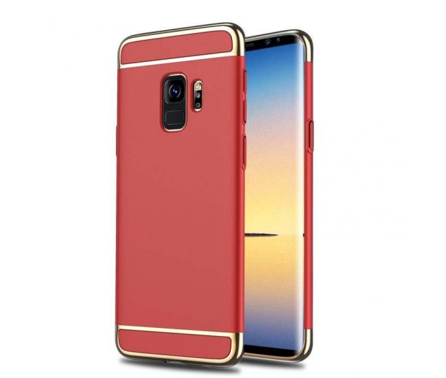 Husa Samsung Galaxy S9 Plus Luxury Plating 3 in 1 Rosu