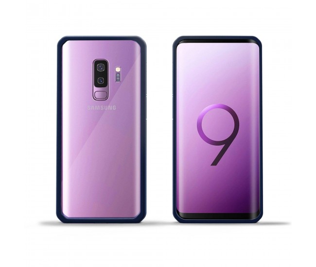 Husa Samsung Galaxy S9 Plus shockproof acrylic Albastru