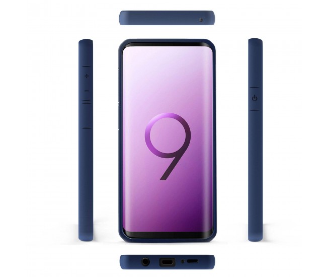 Husa Samsung Galaxy S9 Plus shockproof acrylic Albastru