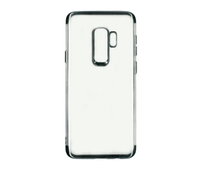 Husa Samsung Galaxy S9 Plus Transparent cu Margini Negre