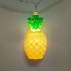 Instalatie de Craciun, Flippy®, Tip Sir cu Baterii, 1.5 m, 10 LED-uri, Model Ananas, Galben