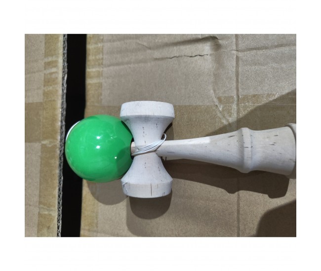 Kendama Ball Verde Inchis Lucios