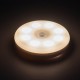 Lampa de Veghe LED, Flippy, cu Senzor de Miscare, Lumina Alba Calda si Rece, Incarcare USB, 0.6W, 300mAh, Design Rotund, Alb, 8.5x2.3 cm