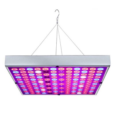 Lampa LED 45W Flippy, pentru cresterea plantelor in interior, 225 de leduri, 165 leduri rosii, 60 albastre, 30 x 30 cm, multicolor