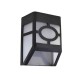 Lampa solara cu senzor Geometric, IP65, Lumina Alb cald, Flippy